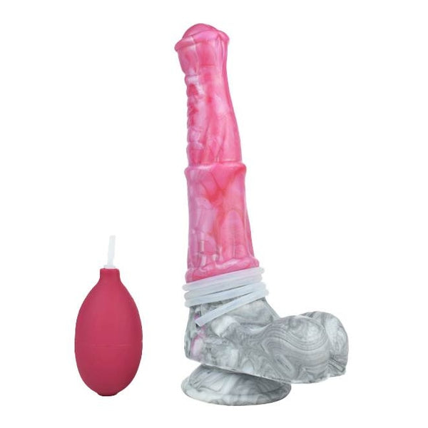 Mischievous Mustang Squirting Fantasy Dildo