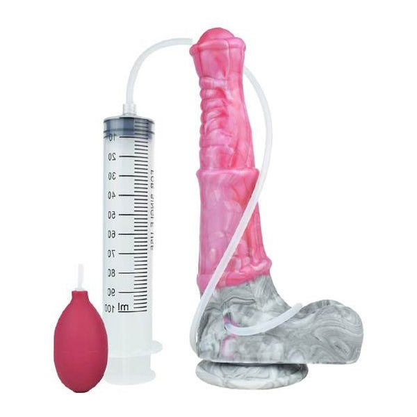 Mischievous Mustang Squirting Fantasy Dildo