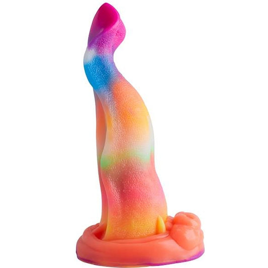 Fanged Beast Glow in the Dark Tongue Fantasy Dildo